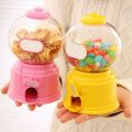 Cute Mini Candy Machine Multi-function Bubble Gumball Dispenser Creative Coin Bank for Good Behavior Classroom Reward. 
