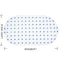 1PC Anti-slip shower pad with suction cup Massage Mat anti-fall children's foot pad PVC bathroom floor mat Bathroom accessories. 