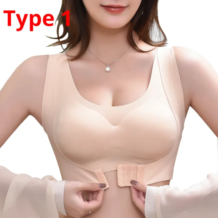 Women%20Sports%20Bras%20For%20Women%20Push%20Up%20Bra%20Posture%20Corrector%20Bralette%20Front%20Closure%20Female%20Underwear%20Cross%20Back%20Tops%20Top%20Women%20Bra%20-%20Image%207