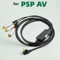 3m AV RCA Cable for PSP 2000 3000 Game Console Connection TV Ypbpr Cable Wire 3RCA 5RCA Plug Adapter Extention Cord.
