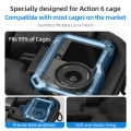 XFJI Carrying Case for  Osmo Action 6 Adventure Combo Travel Portable Bag Compatible with Rabbit Cage Accessories. 