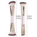 MAANGE 2PCS Foundation Brush Set for Liquid Cream Powder Contour Buffing Blending Concealer Face Brush Cosmetic Makeup Tools. 