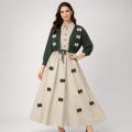 Dealistaan Classic Wine Bow Embellished Maxi Eid Collection 2026 – Luxury Elegant Long Maxi Dress for Women & Girls | Wedding Party Wear | Formal Evening Dress | Trendy Designer Maxi | All Sizes. 