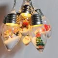 Christmas Decoration Lights String Led Lights Santa Claus Snowman Room Dress Up Small Colorful Lights New Year 2024 Home Decor. 
