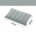 47x30cm Air Cushion Pillows Outdoor Camping Sleep Cushion Folding Square lnflatable Pillows Travel Backrest Plane Head Rest Big.