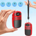 Mini Pocket FM Radio Portable Digital Receiver HD Display Bluetooth Speaker Wireless MP3 Music Player with TF Card USB Support.