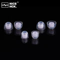 NICEHCK P03 Three Sizes Transparent Liquid Silicone Ear Tips Durable Soft Earphones Replacement Tips for NX8 SE Rockies HIMALAYA. 