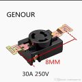 Generator 3 Pin Plug & Socket AC 250V 30A Screw Lock Generator Power Plug, Generator. 
