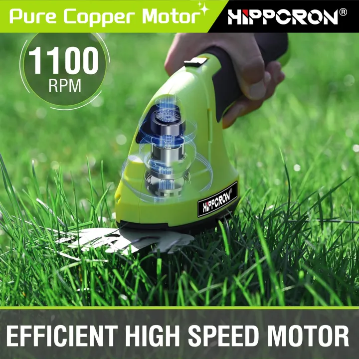 HIPPCRON%202%20in%201%20Portable%20Hedge%20Trimmer%20Cordless%20Handheld%20Mower%20Home%20Garden%20Rechargeable%20Mower%20An%20%20for%20Husband%20and%20Father%20-%20Image%204