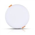 Frameless ICE SMD Slim Round Recessed Mounted Aluminum 10W 18W 24W 36W LED Panel CE Office Ceiling Light. 