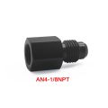 jiax Black Aluminum AN4 AN8 an6 1/8npt Female to AN 3 AN6 an8 an10 Male Flare Adapter Fitting Reducer. 