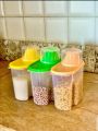 6PCS[1Kg] Plastic Cereal Dispenser Storage Box,  Cereal Containers Storage Dispenser, Kitchen Rice Storage Box. 