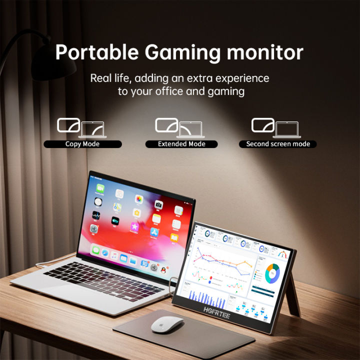 HGFRTEE%2011.6%20inch%20Portable%20Monitor%20with%20USB-C%20&%20Mini%20HDMI%20Plug%20and%20Play%20for%20PC%20and%20Phone%20PS4%20Xbox%20Switch%20-%20Image%202