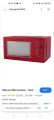 George Home GMM101R-18 NEW Freestanding Manual Microwave Oven 17L 700W Red Made in UK 2 year warranty. 