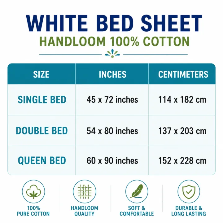 100%25%20cotton%20white%20bed%20sheet%20single%20double%20and%20queen%20size%20available%20-%20Image%204
