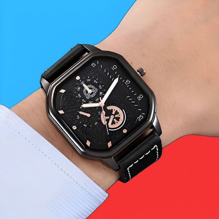 New Model Square Watch Unisex Fashion Digital Display Wristwatch for All Ages