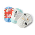 6 Pairs Kids Socks Cartoon Animal Pattern Cotton Non-Slip Floor Socks for Boys Toddler All-Season.
