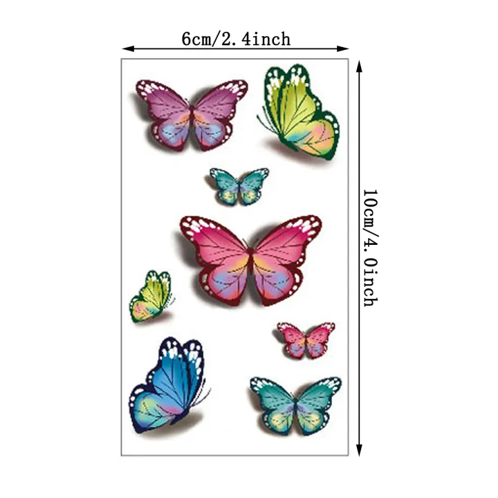 30%20Sheets%203D%20Texture%20Waterproof%20Colorful%20Butterfly%20Temporary%20Tattoo%20Stickers%20-%20Image%206