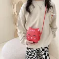New cartoon fashion children's bag Cute cat leisure crossbody kindergarten baby coin purse Cartoon sweet small bag children hand. 
