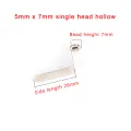 10PCS Pipe Single Button Snap Locking V Type Caravan Steel Kayak Paddle Spring Clip Push Clamp Tent Pole Pin. 