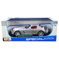 Mercedes Benz SLS AMG Silver 1:18 Die Cast Model Special Edition Car. 