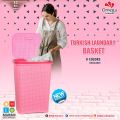 Large Turkish Laundry Basket With Lid. 