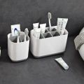Plastic Electric Toothbrush Toothpaste Holder Detachable Bathroom Toothpaste Holder Storage Rack Bathroom Accessories.