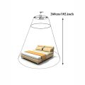 Hanging Mosquito Net Princess Dome Foldable Bed Cover Hanging Fly Proof Net Protective Bed Tent  Floor  Mosquito Net Bed Tent. 