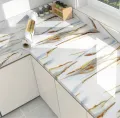 60cm x 200cm Self-Adhesive Marble Sticker Roll – Waterproof PVC Vinyl Sheet for Kitchen, Countertops, Wall & Furniture Decor. 