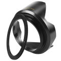 52mm 55mm 58mm 62mm 72mm 82mm Screwed Flower Petal Lens Hood Lens Hood for Canon Nikon Sony Olympus Pentax Camera Lens Accessory. 