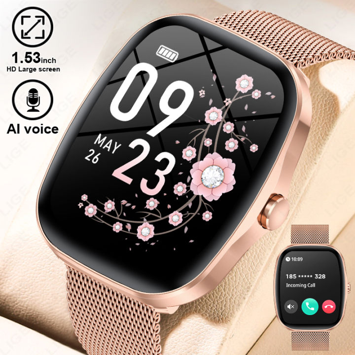 Smartwatch Women Bluetooth Call Smart Watch Heart Rate Blood Oxygen Sleep Monitor Waterproof Men's Smart Watches For Android iOS