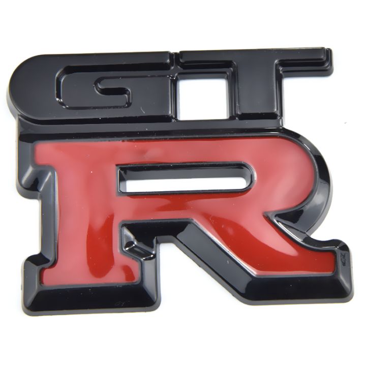 Metal GTR Logo Car Body Trunk Emblem