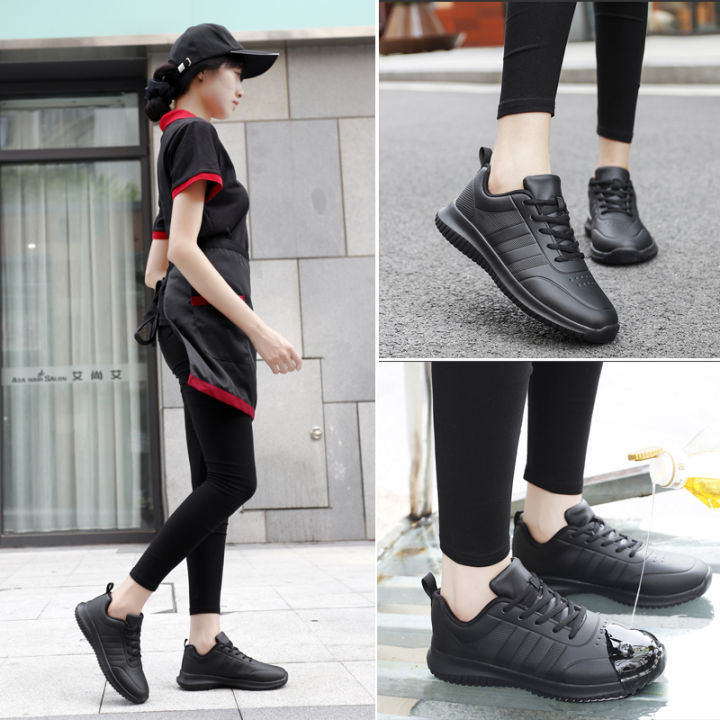 Couple%20causal%20Chef%20Shoes%20four%20Season%20new%20Lightweight%20Soft%20Sole%20Comfort%20Oil%20proof%20Men%20and%20Women's%20Chef%20Business%20Work%20Leather%20Shoe%20-%20Image%207