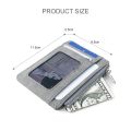 Short Matte Leather Card Wallet - Retro Multi-card Holder with Frosted Fabric, Zipper Bag for Money, New Minimalist Purse.