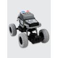 Pull Back Shock Absorber Big Wheel Toy Police Car.