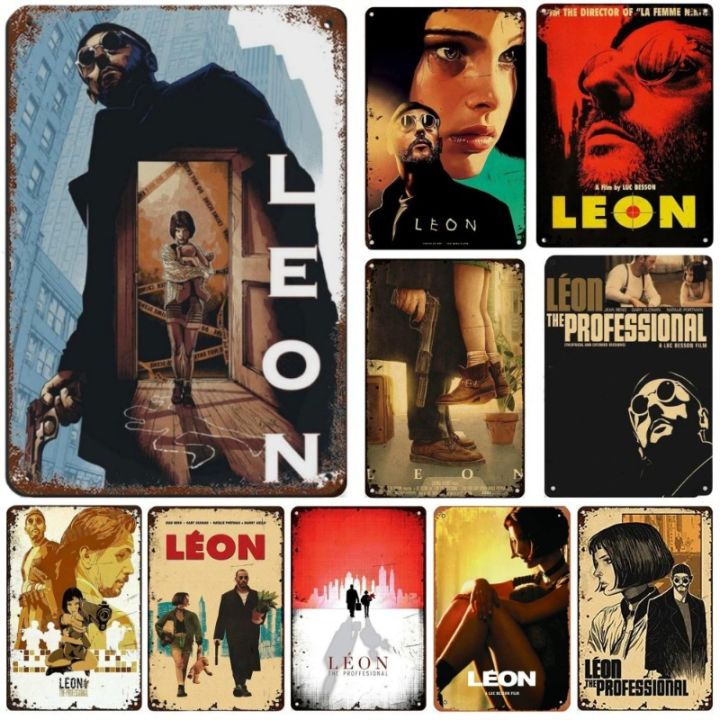 Léon Classic Movie Poster Killer Leon Bar Vintage Poster Metal Plate ...