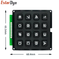 3*4 4*4 Matrix Switch Keyboard Keypad Array Module ABS Plastic Keys 4x4 3x4 12 16 Key Button Membrane Switch DIY Kit for Arduino. 