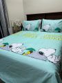 Minion happy Friday bed SHEET WITH 2 PILLOW CASES. 