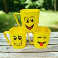 Plastic Emoji Kids Water Mug Random Emoji. 