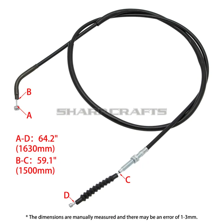 For%20Honda%20Steed%20VLX400%20VLX600%20Magna%20VF250%20Shadow%20VT400%20Modified%20Lengthen%20Extended%20Throttle%20Line%20143CM%20Clutch%20Cable%20Wire%20165CM%20-%20Image%204