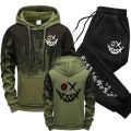 Men Single Piece Sweatshirts Sweatpants Versatile Men's Tracksuit Casual Comfort Fashion Daily Sports Simple Splashed Ink Hoodie. 