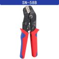 Non-insulated Open Barrel Crimping Tool SN-58B 23-16 AWG /0.25-1.5mm², Dupont Molex JST TE Terminals & EPC PCIE SATA Pins. 