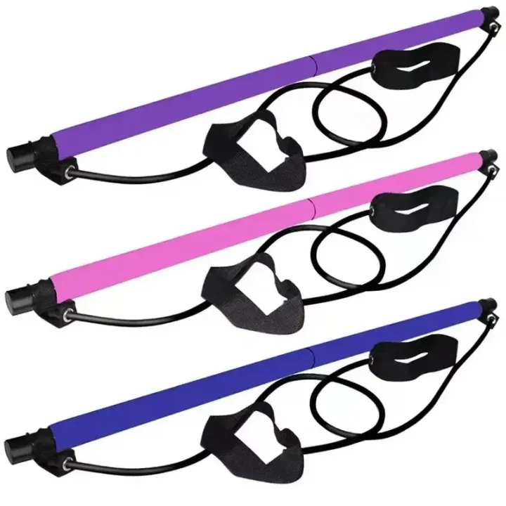 Bungee Ropes Exercise Multifunctional Pilates Bar Combination Fitness Bar Yoga Chest ...