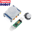 PIR Sensor HC-SR501 HC-SR602 HC-Sr505 Adjust IR Pyroelectric Infrared Motion Detector Module For Raspberry Pi Sensing Human Bod. 