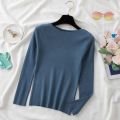 Women Sweaters Slim Knitted Pullovers High Quality Simplicity Warm Sweater Female O-neck Basic Solid Casual Top. 