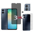Samsung A06 Matte Privacy Tempered Glass Screen Protector with Camera Lens Protector Anti Blue Light 3-in-1 for Samsung Galaxy A05 A05s. 