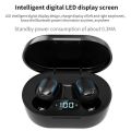 Headset Bluetooth E75 TWS Digital LED Display. 