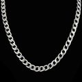 Silver Chain For Boys Stylish Neck Chain Silver Chain For Men Silver Plated Stainless Steel Chain. 