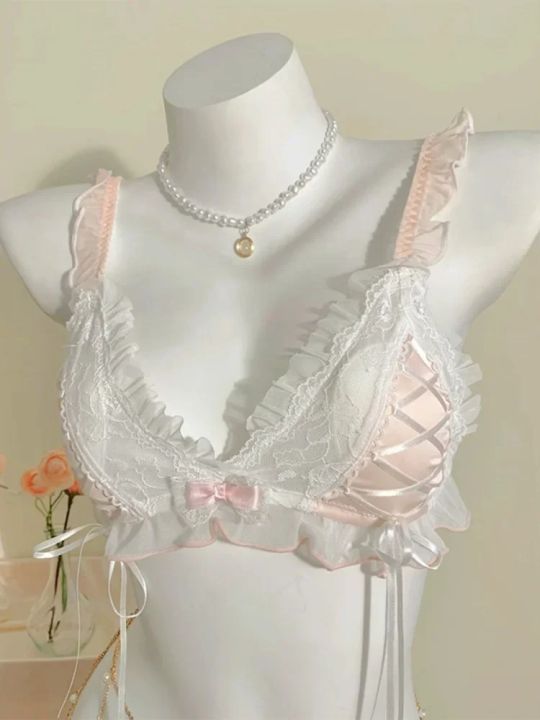 Lolita%20Girls%20Thin%20Cute%20Lace%20Small%20Bra%20Women%20Triangle%20Cup%20Bra%20%20%20Underwear%20Women%20Set%20%20%20Lingerie%20-%20Image%207