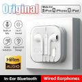 Original Headphones For Apple iPhone 14 Wired Bluetooth Earphones 13 12 11 Pro Max XR 7 8 6 6s Plus 3.5mm In-Ear Stereo Earbuds. 